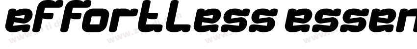 effortless essential字体转换 effortless essential字体转换